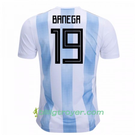 Billige Fotballdrakter Argentina Banega 19 VM 2018 Hjemmedraktsett